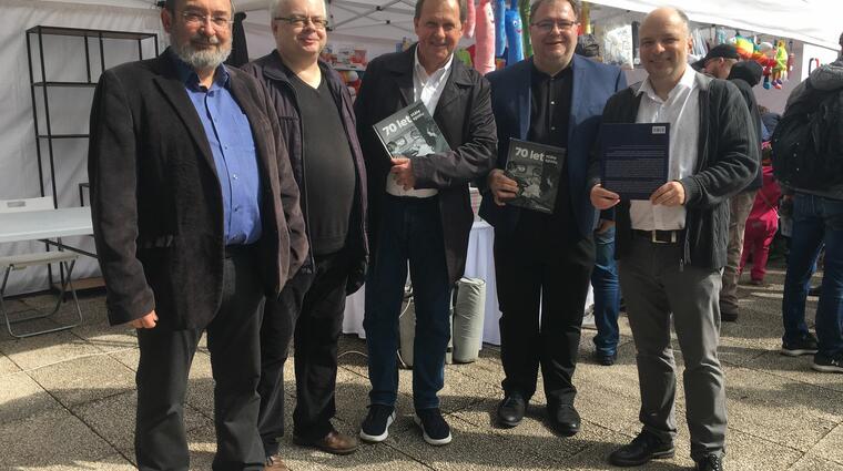Křest knihy s ředitelem ČT Petrem Dvořákem