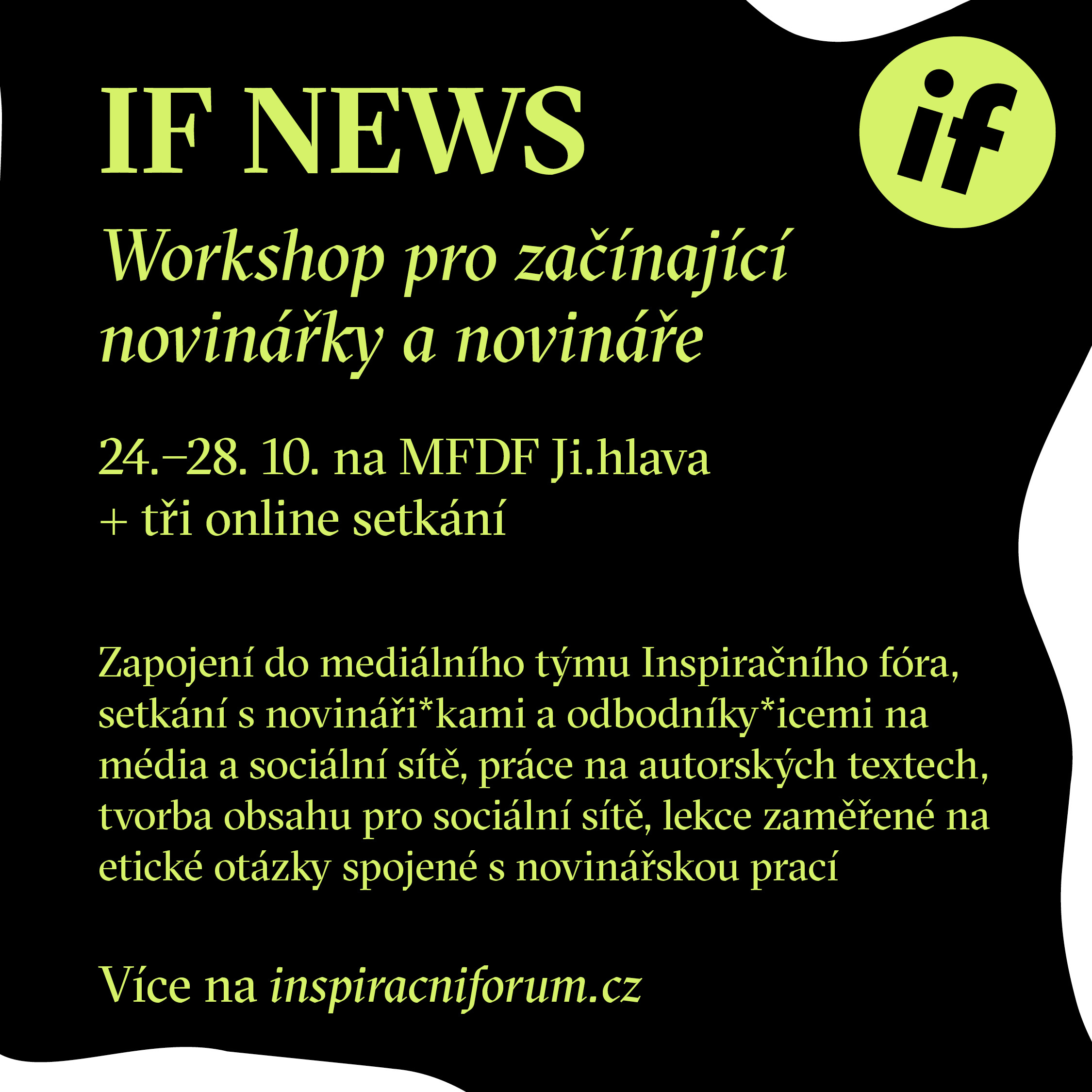 Leták s pozvánkou
